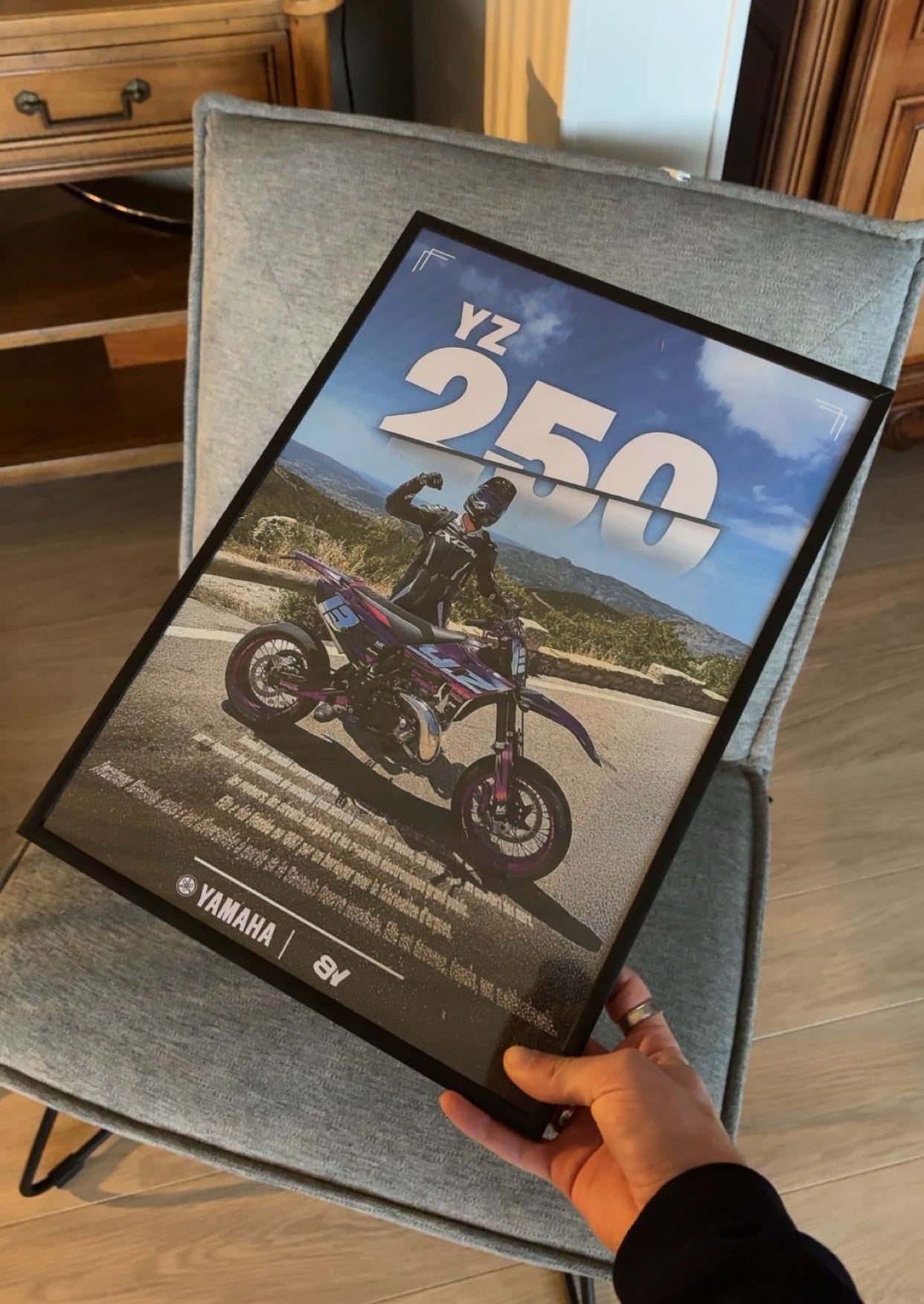 Poster personnalisé de votre moto