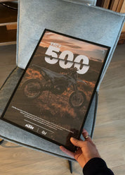 Poster personnalisé de votre moto