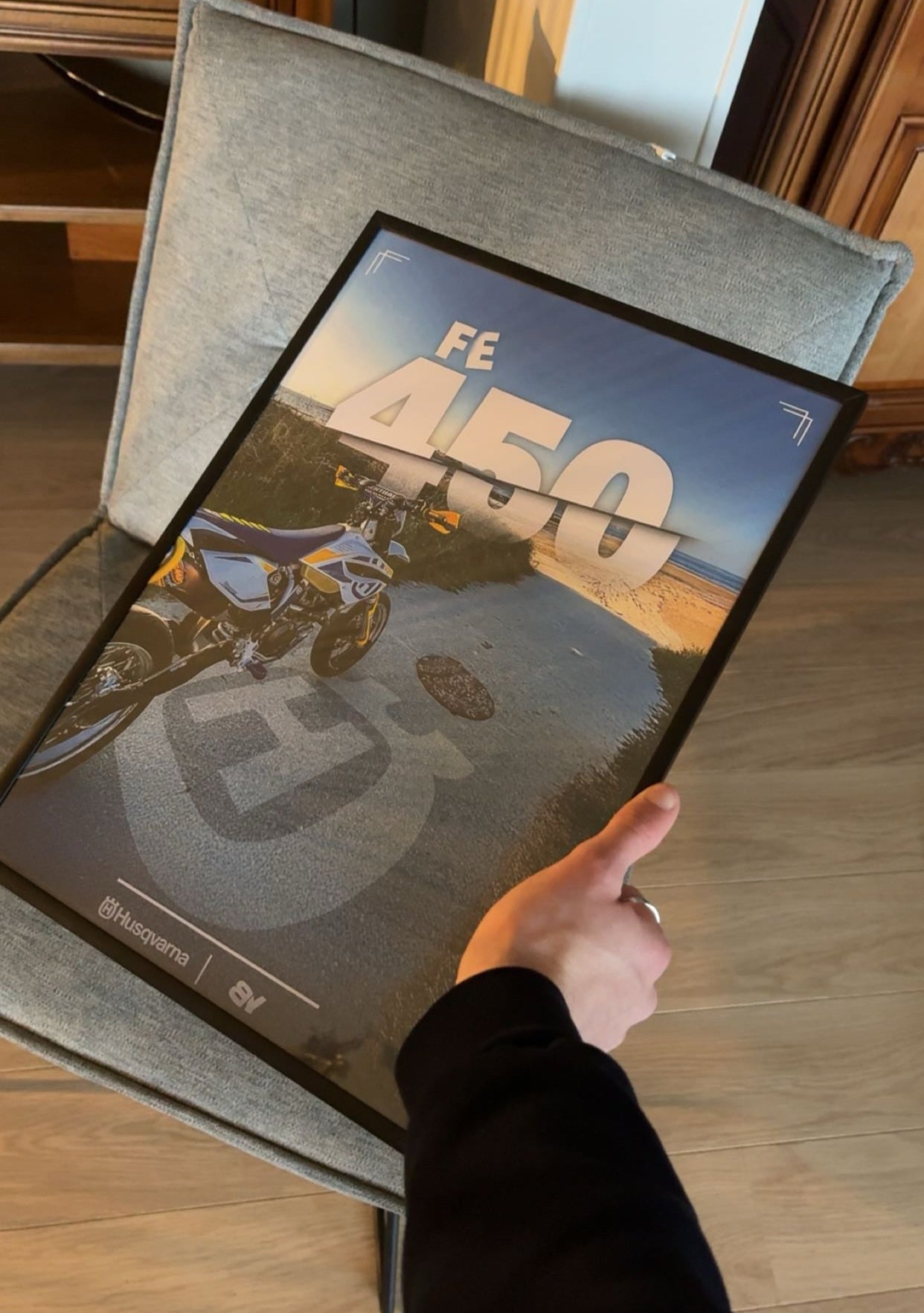 Poster personnalisé de votre moto